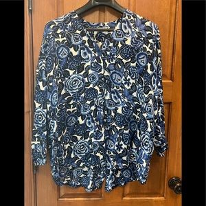 A beautiful MASA cotton blue printed top.